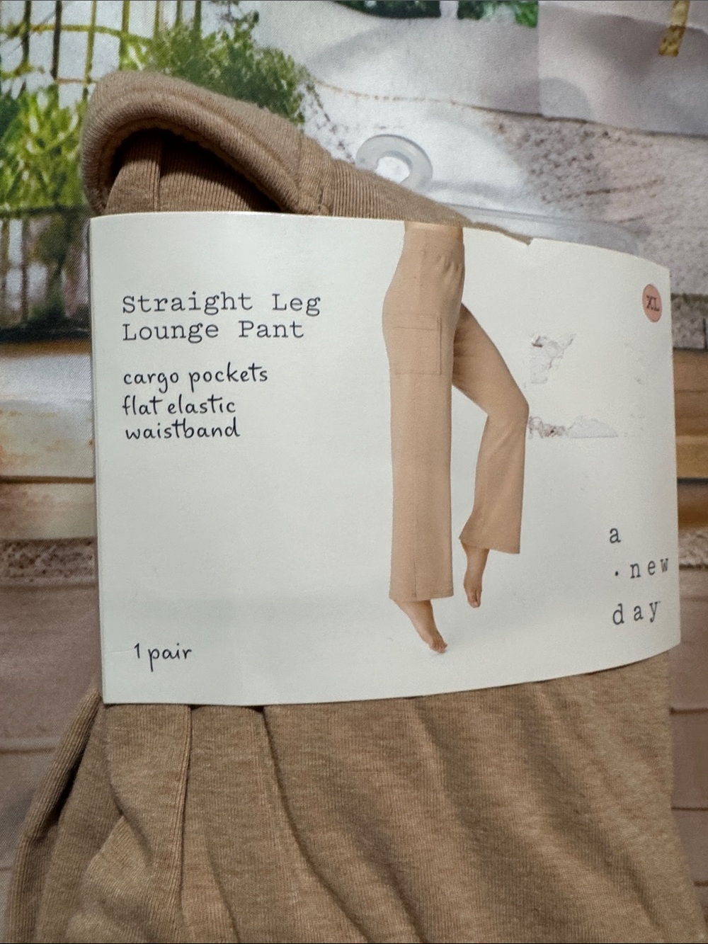 a new day Straight Leg Lounge Pant in tan